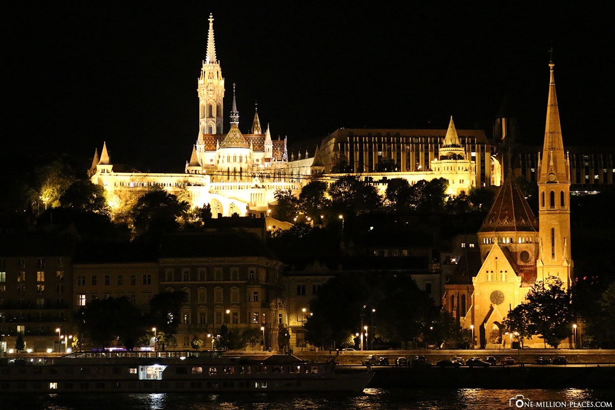 Fischerbastei, Budapest bei Nacht, Ungarn, Fotospot, Sehenswürdigkeiten, Auf eigene Faust, Reisebericht