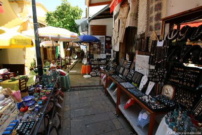 The shopping streets in Nicosia