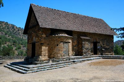 The barn roof church Panagia tis Asinou