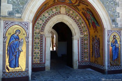 The entrance to Kykkos Monastery