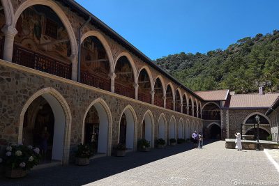 Courtyard of Kykkos Monastery