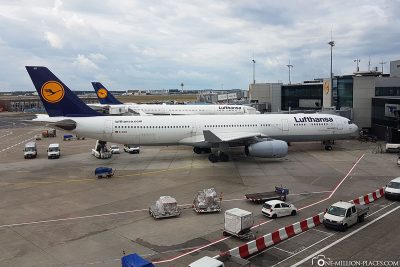 Unser Flug mit Lufthansa nach Larnaka