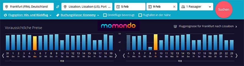 Airfares Momondo