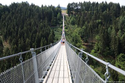 Die Hängeseilbrücke Geierlay