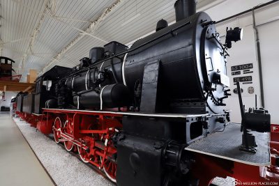 Eine Dampflokomotive