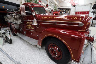 Altes Feuerwehrauto USA im Technik Museum