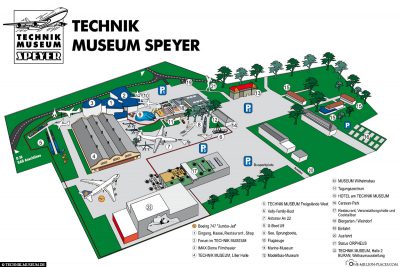 Karte des Technik Museum Speyer