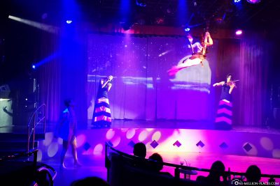 Acrobatics performance in the theatre