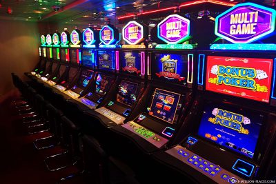 Slot machines at the casino