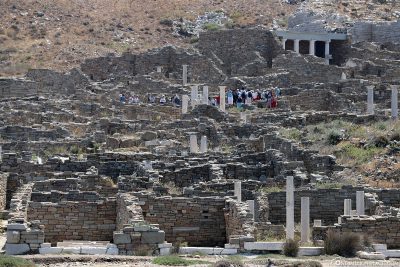 Die Ruinen von Delos