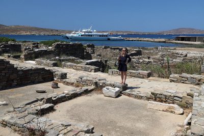 The ruins of Delos