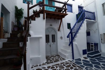 The streets of Mykonos