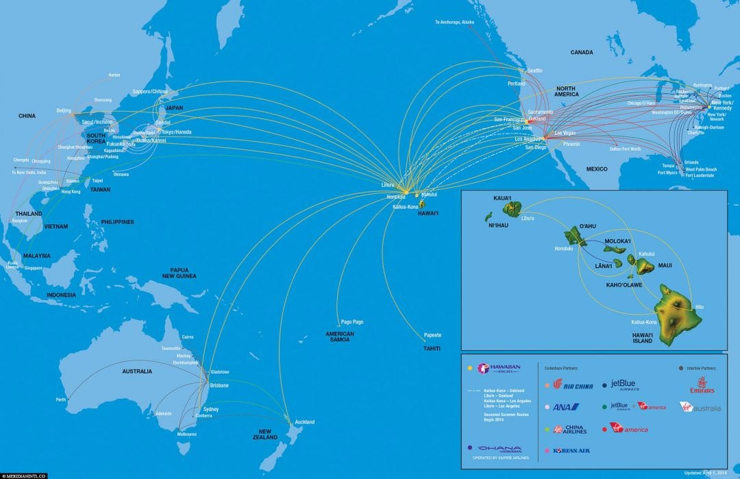Flugverbindungen Hawaii, USA, Reisebericht