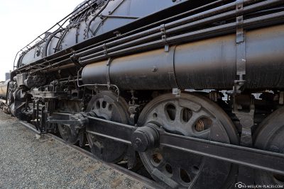 Eine alte Dampflokomotive