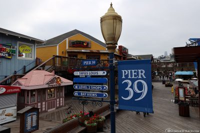 The promenade at Pier 39