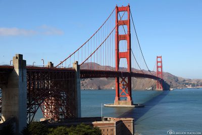 Der Blick vom Golden Gate Bridge Welcome Center