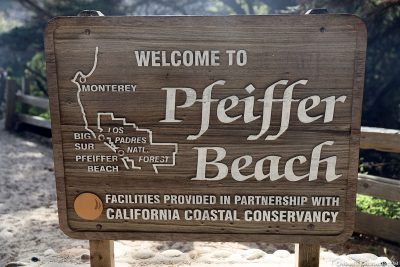 Der Pfeiffer Beach in Big Sur