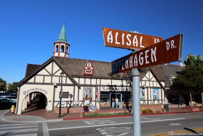 The road signs in Solvang