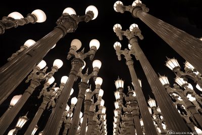 Urban Light von Chris Burden in Los Angeles