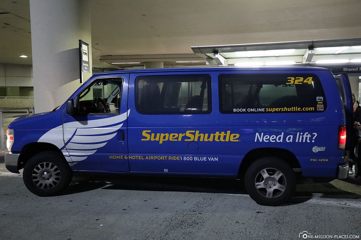 Super Shuttle, San Francisco, SFO, Transfer, Flughafen, Flughafenshuttle