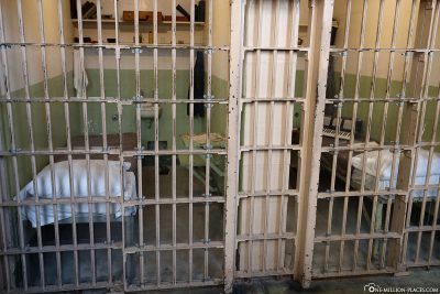 A cell in Alcatraz prison