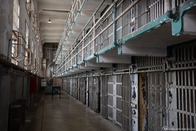 Zellentrakt in Alcatraz