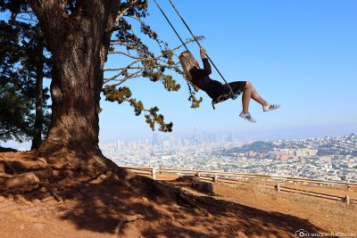The swing in Bernal Heights Park