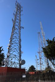 The radio masts