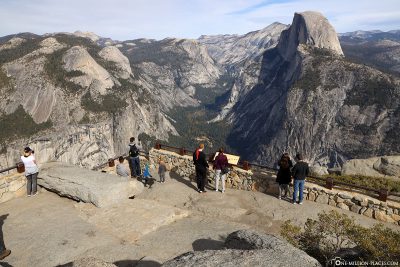 The viewpoint at Glacier Point