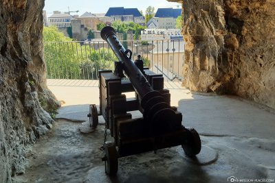 Cannon in the Bock-Kasematten