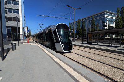 The new tramway in Luxembourg