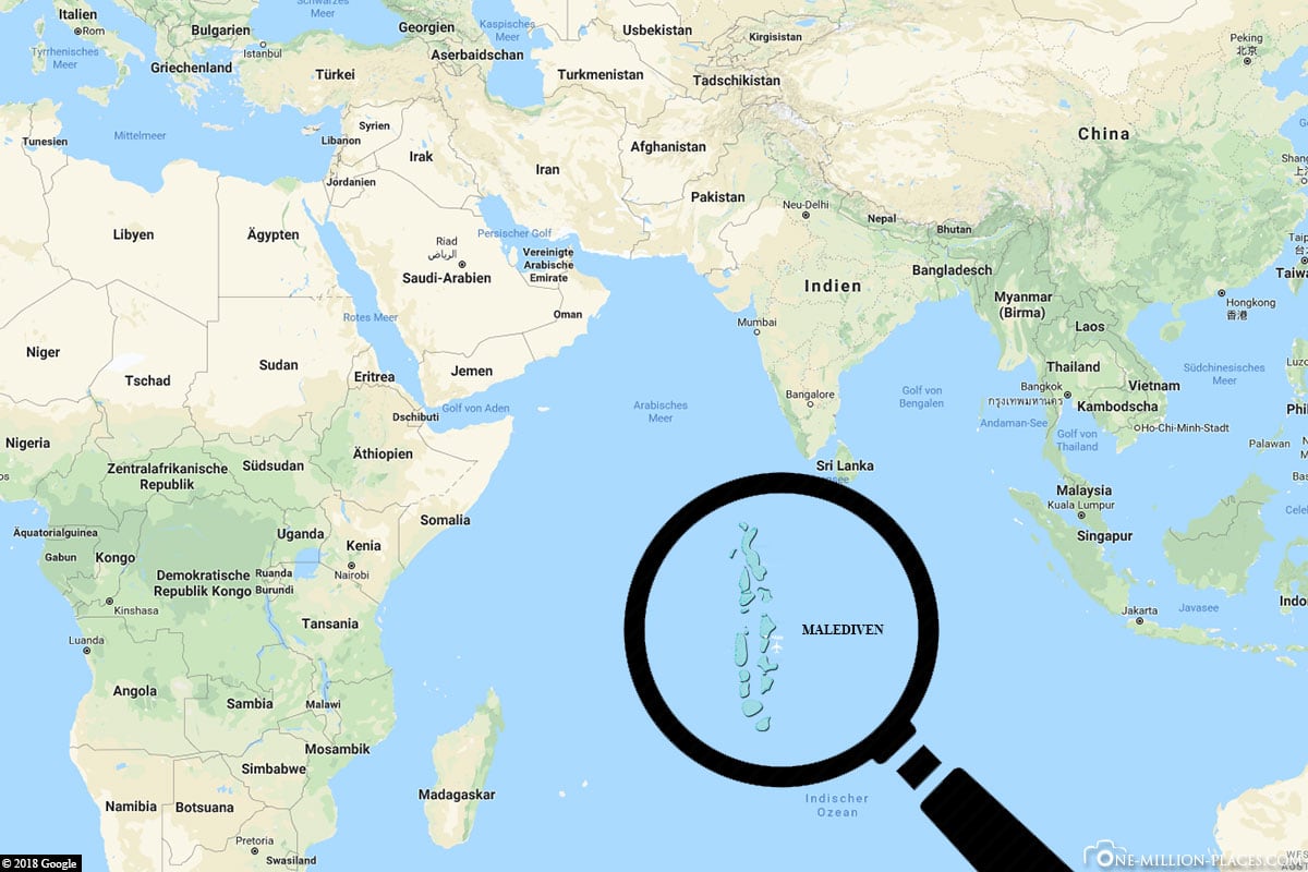 Lage, Malediven, Karte, Map