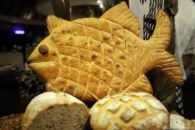 Bread in fish form