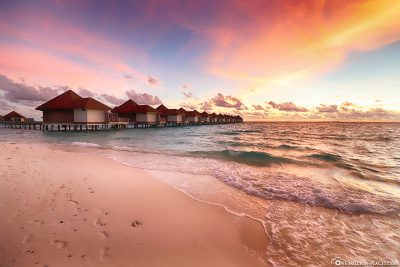 Sunset in the Maldives