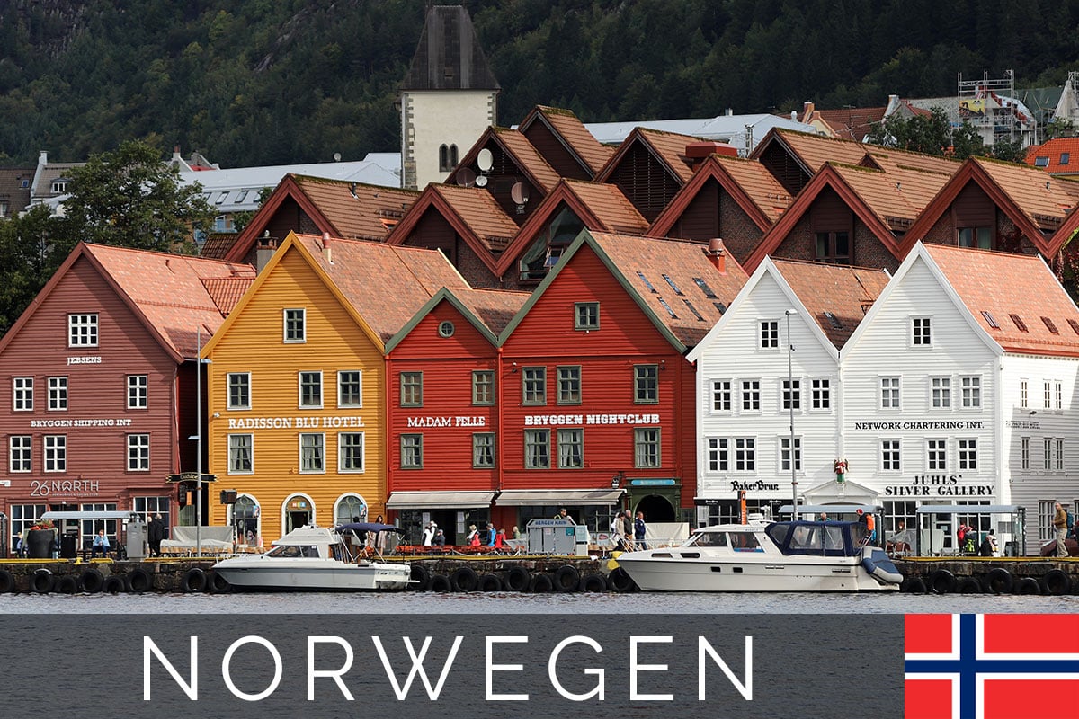 Bergen Norwegen Kreuzfahrt Titelbild