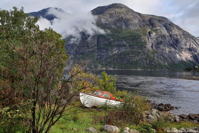 Die Landschaft von Eidfjord