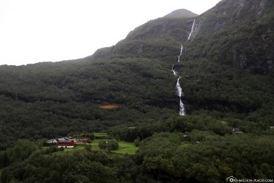 Wasserfall im Flåmstal