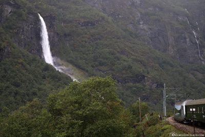 Wasserfall im Flåmstal