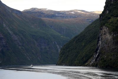Drive through the Geirangerfjord