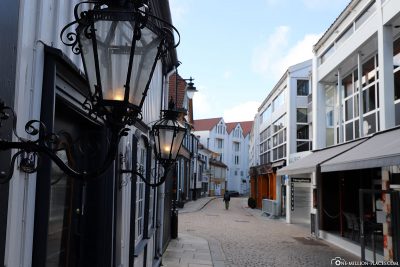 The beautiful alleys in Stavanger