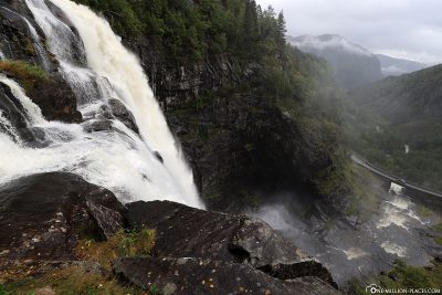 Der Wasserfall Skjervsfossen