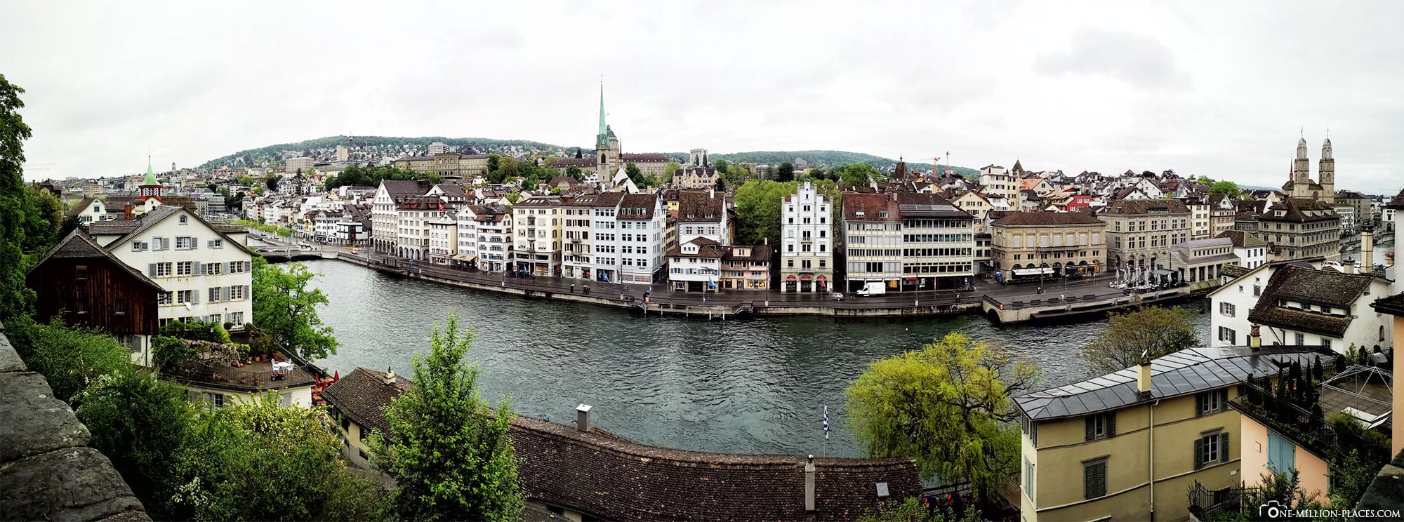 Panorama, Lindenhof, View, Zurich, Old Town, Sights, Photo spots, Switzerland, Travel Blog
