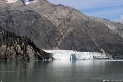 Der erste Blick auf den Gletscher