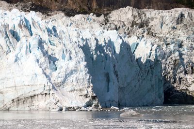 The ice front of Margerie Glacier