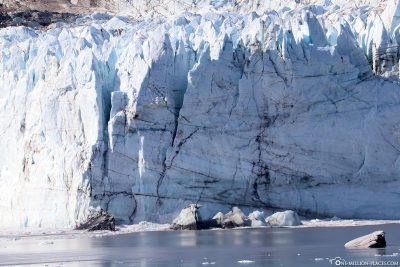 Die Eisfront des Margerie-Gletschers