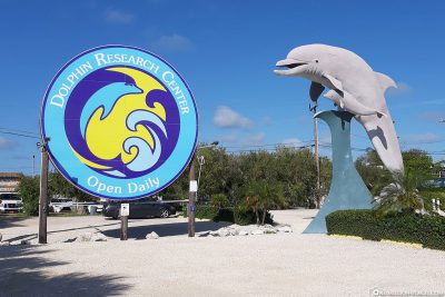 The entrance to the Dolphin Research Center