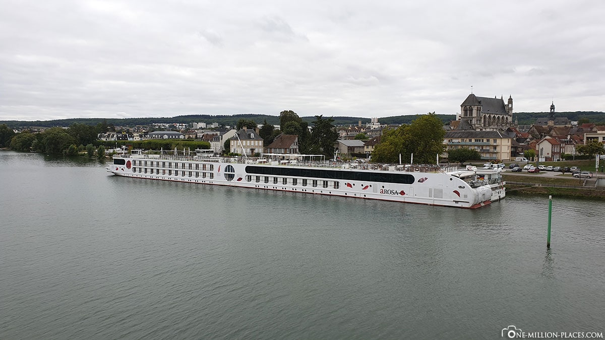 A-ROSA VIVA, Vernon, Pier, France, River Cruise Seine, Travel Report