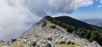 Der Gipfel des Berg Enos