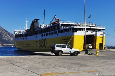 Die Fähre von Levante Ferries