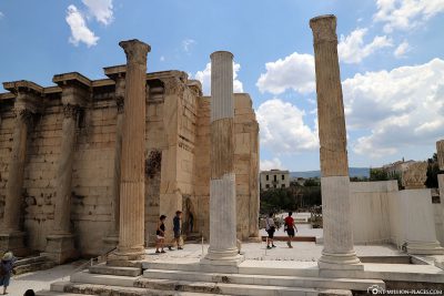 Die Ruinen der Hadriansbibliothek